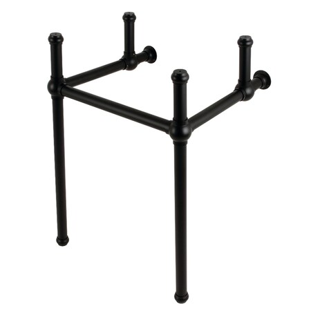 Kingston Brass Brass Console Sink Legs, Matte Black VBH211833MB